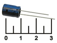 Конденсатор электролитический ECAP 100мкФ 50В 100/50V 0811 105C (TK)