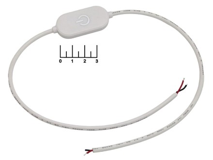 Диммер для светодиодной ленты 12-24V/2A сенсорный (белый)