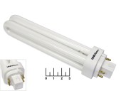 Лампа люминесцентная 18W G24Q-2 6400K белый холодный Universal 4 контакта 5568120