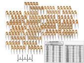 Набор конденсаторов К10-17 3.3 PF-820 PF (380 шт) (EK-CML/NPO) 5%