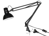 Светильник настольный Camelion KD-312 без лампы на струбцине (черный)