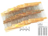 Набор резисторов 0.25W 10 Ом-91 Ом (480шт) (EK-R24/2) 5%