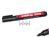 Маркер перманентный 1.5-3мм Edding E-300 черный