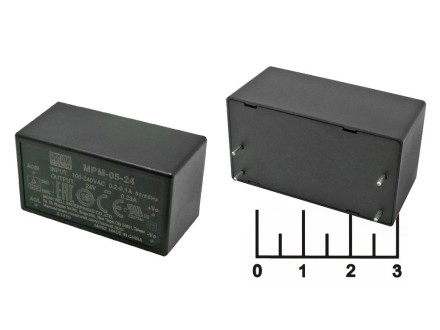 Блок питания 24V 0.23A MPM-05-24