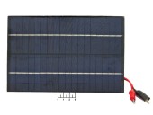Солнечная батарея 130*200мм 18V 8W (зажим крокодил L-35)