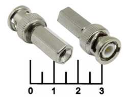 Разъем BNC штекер вкручиваемый RG-58 112A (BMC-8487) (Twist-On)