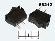 Выключатель 250/15 RS-3C черный 2 контакта (KCD3) (35-0112)