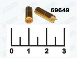 Разъем SSMB гнездо на плату gold (SSMB-KE-6A)