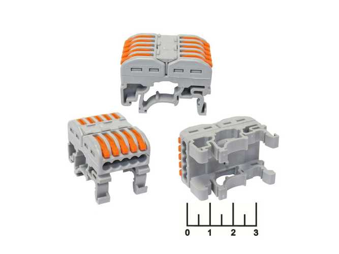 Клеммник на DIN-рейку 5/5 10-й PCT-215 WAGO