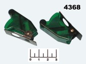 Защита для тумблера R17-10B зеленая прозрачная (SAC-01/TR)