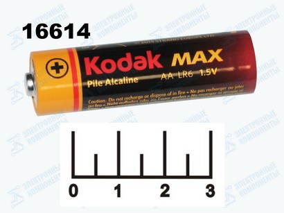 Батарейка AA-1.5V Kodak Max Alkaline LR6