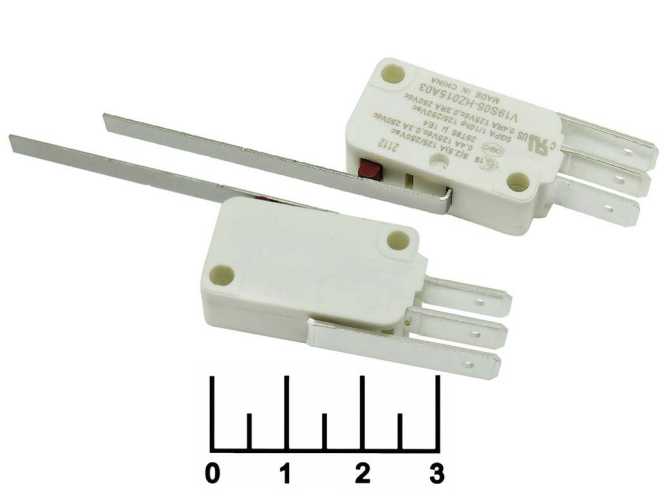 Кнопка тактовая V19S05-HZ015A3 с длинным рычагом для посудомоечной машины