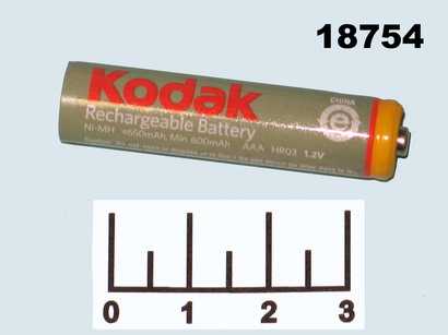 Аккумулятор AAA 1.2V 0.65A Kodak Ni-MH (ААА)