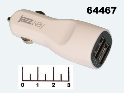 Автомобильное зарядное устройство 2USB 5V 3.1A Jazzway IP-3100USB