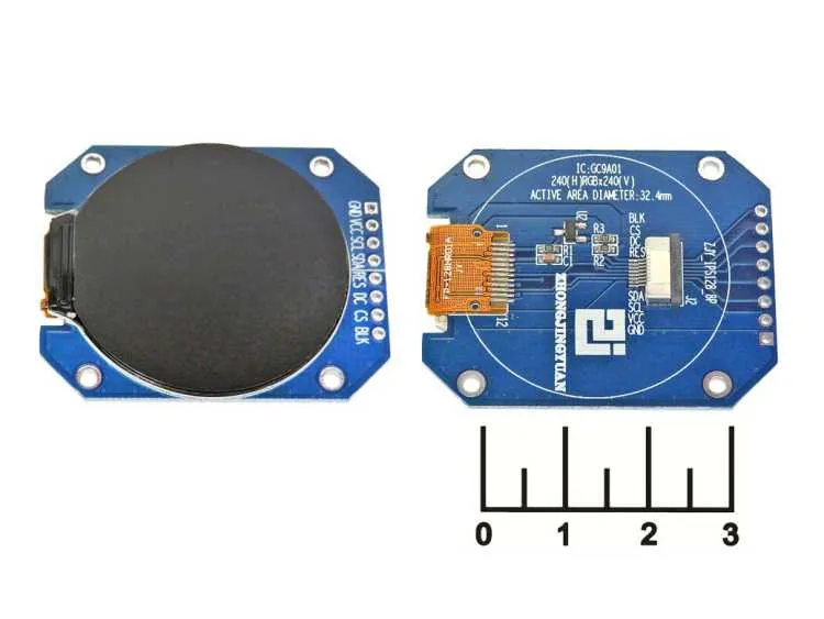 Радиоконструктор дисплей для Arduino 1.28" 240*240 GC9A01 купить оптом и в розницу в интернет-магазине Электронные компоненты