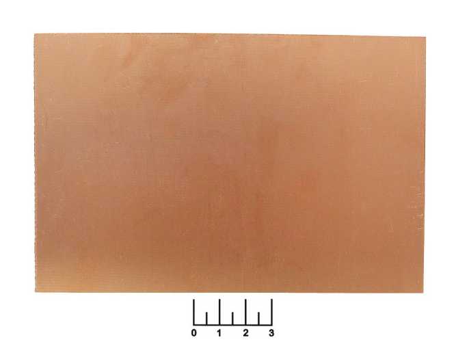 Стеклотекстолит фольгированный односторонний 100*150мм 0.5мм