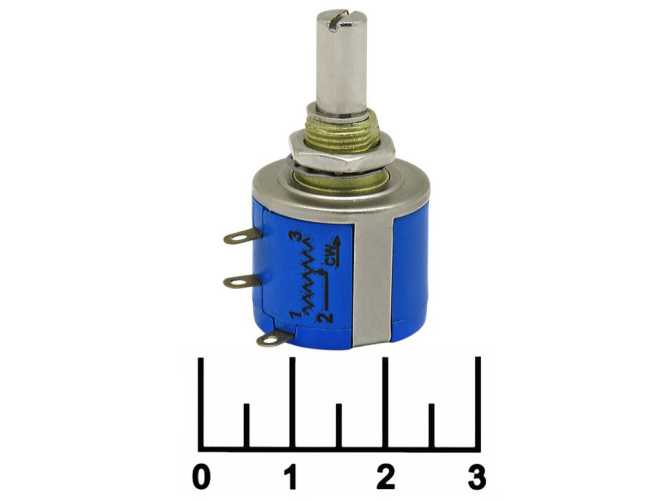 Резистор переменный 1 кОм 3540S-2-102L (+73)
