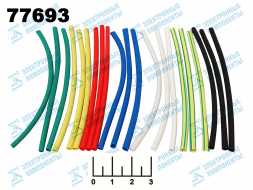 Набор термоусадочных трубок ТУТнг 2/1 7 цветов (21*10см) (0518-0501) (tut-n-2)