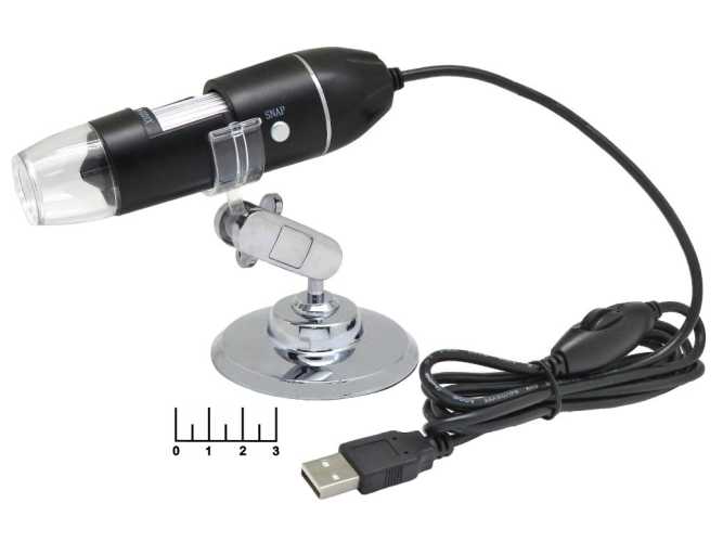 Микроскоп электронный 1000X/USB с подсветкой