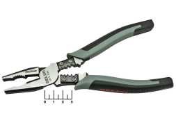 Плоскогубцы 190мм серо-черные Delixi