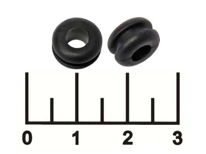 Кабельный ввод 5/7мм резина