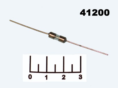 Вставка плавкая ВП 3A 3.6*10 с выводами (предохранитель) (S1922)