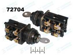 Выключатель пакетный 2-х позиционный с фиксацией ПЕ-172 440V 10A ИСП.1 (З.З.Р.Р)