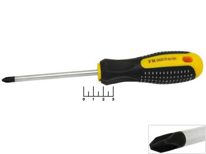 Отвертка 6*100мм трехгранная Y (трехлучевая)