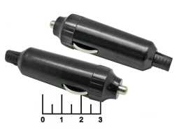 Разъем питания автомобильный штекер прикуривателя под пайку TD-25 1.5A (карболит) (8-0001)
