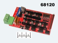 Радиоконструктор Arduino плата макетная RAMPS-1.3