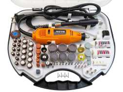 Минидрель-гравер + насадки Hilda 200W