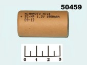 Аккумулятор 1.2V 1.8A Ni-CD/SC/HP ME-1800 Minamoto