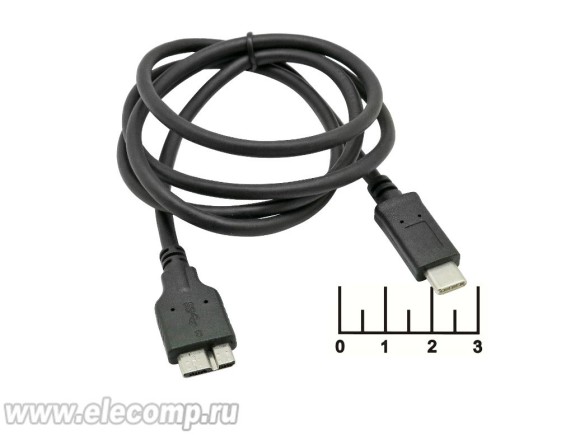 Шнур micro USB 3.0-Type C 1м BS-434