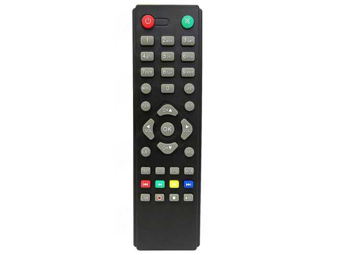 Пульт для ресивера DVB-T2 H-DVB03T2/GHB-898/SDT-96/DC921/T37/HD2551/MMP-70DT2/DC705HD/DVB-126T