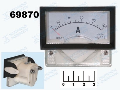 Измерительная головка амперметр 100/5А 55*63мм AC 85L17