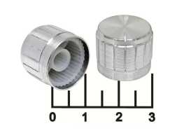 Ручка на вал 5.5мм серебро B21-21*17 (S0880) (27827)