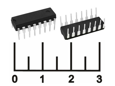 Микросхема К555ИЕ9 DIP16