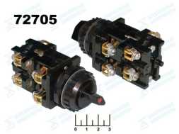 Выключатель пакетный 2-х позиционный с фиксацией ПЕ-012 440V 10A ИСП.2 (З.З.З.Р)