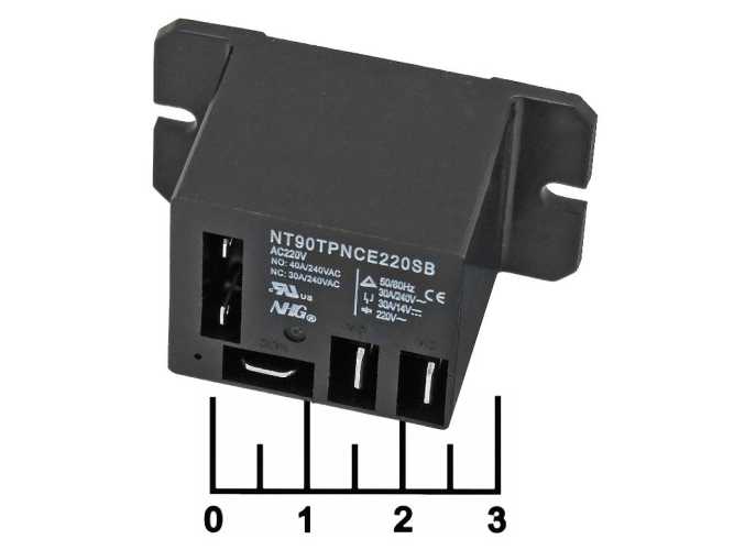Реле ~220V 40A/240V NT90TPNCE220SB (480682)