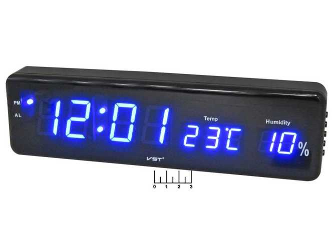 Часы цифровые VST-805S-5 синие