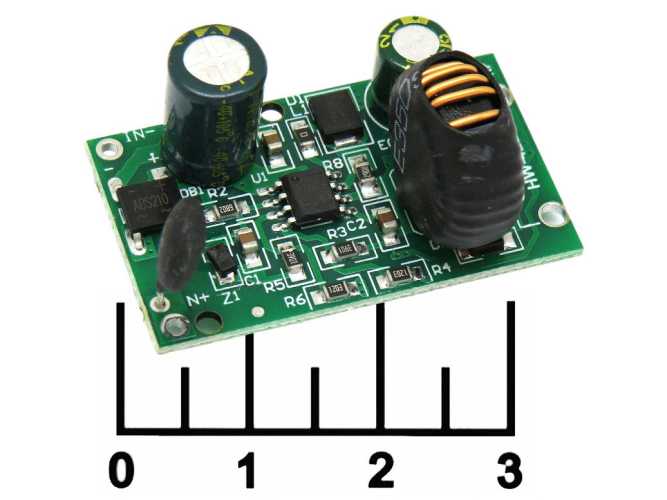 Преобразователь DC/DC вход 9-90V/выход 5V 2A (понижающий) без радиатора