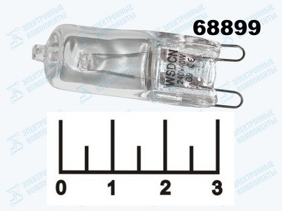 Лампа КГМ 220V 40W G9 для эл.плит 350C