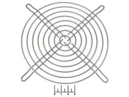 Решетка для вентилятора 150*150мм