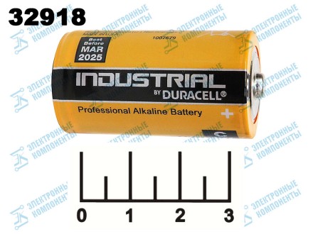 Батарейка C-1.5V Duracell Industrial Alkaline LR14