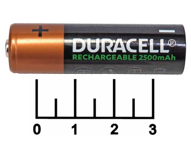 Аккумулятор AA 1.2V 2.5A Duracell Ni-MH (АА)
