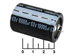 Конденсатор электролитический ECAP 10000мкФ 63В 10000/63V 3045 85C (LS)