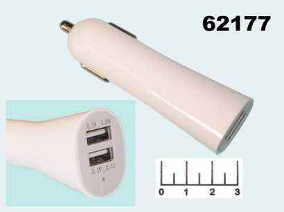 Автомобильное зарядное устройство 2USB 5V 2.1A RCF-RC5