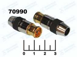 Разъем TV гнездо gold (4-015G)