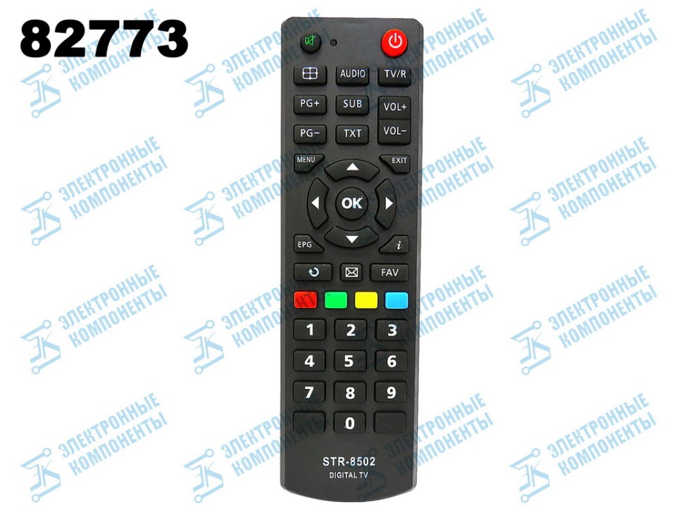 ПУЛЬТ ДЛЯ РЕСИВЕРА DVB-T2 STRONG STR-8502
