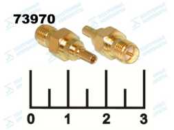 Переходник CRC9 штекер/SMA гнездо реверс gold